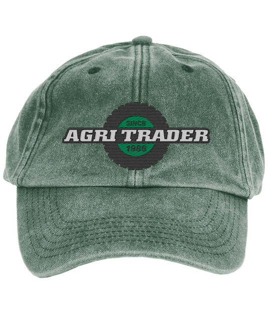 Agri Trader Retro Vintage Green Low Profile Cap