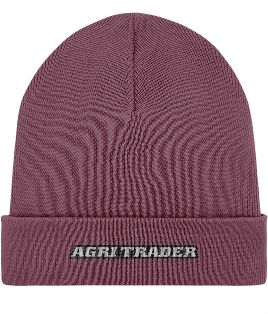 Agri Trader Retro Logo Rib Beanie